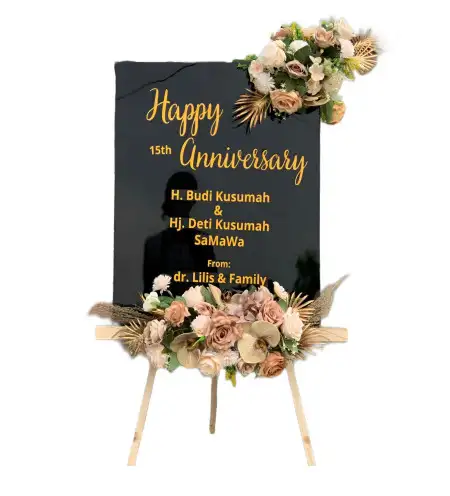 Papan Bunga Akrilik Ngagel